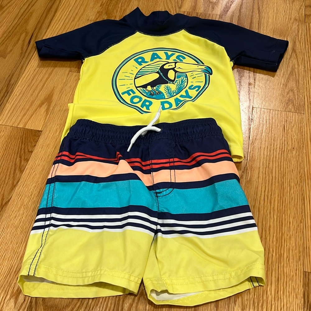 2T swim set never worn